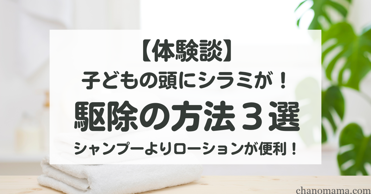 シラミ駆除