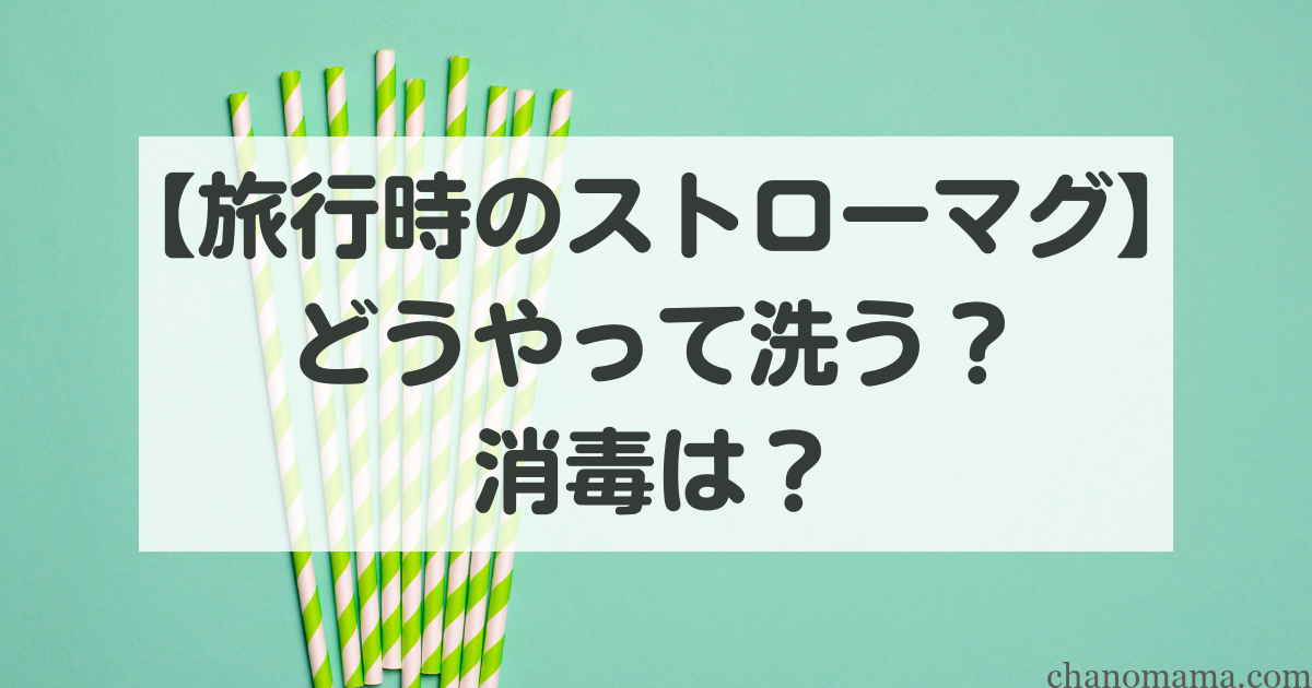 旅行ストローマグ