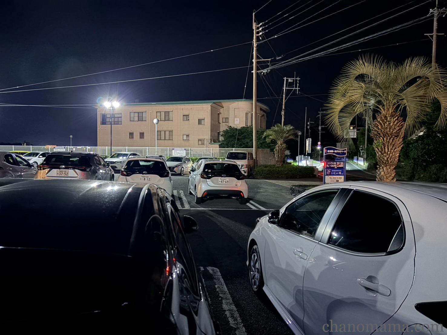唐津第一ホテルリベールの無料駐車場